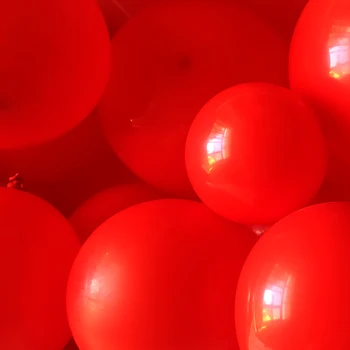 10/12 цолови червени кръгли латекс балони, многоцветен надуваем балон с хелий, декорация за сватба на Деня на Свети Валентин