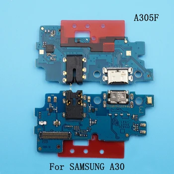 10 бр./лот за Samsung A30/A305F USB порт за зареждане, докинг станция, зарядно устройство конектор за интерфейс гъвкав кабел хвостовая все още мъниче малка такса