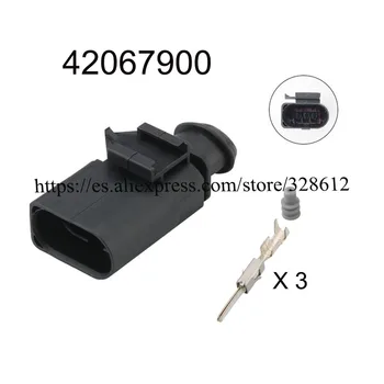 100SET 42067900 авто тел женски кабел Водоустойчива обвивка на 3-пинов конектор на автомобилни съединители включва клеммное печат DJ7032HA-1.5-11