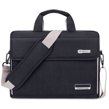 15,6-инчов тъканно чанта за лаптоп унисекс чанта за лаптоп, чанта-месинджър, куфарче, чанта за пътуване, чанта за носене
