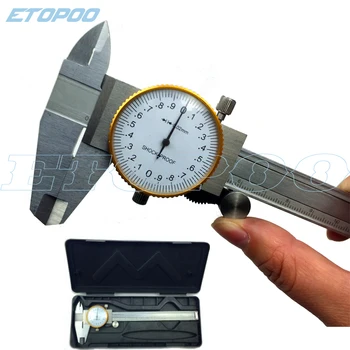 1бр 150 mm 6 инча точност штангенциркуль с нониусом, микрометър, инструмент за измерване 0-150 мм