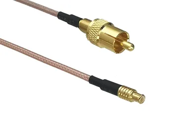 1бр Кабел RCA TV Щекер към MCX штекерному конектора Директен RG316 RF кабел за Свързване с косичкой 4 инча ~ 10 М
