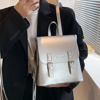 2023 Луксозна реколта чанта с голям Капацитет, однотонная класическа ретро чанта през рамо за жени, дамски чанти-пликове от веригата от Изкуствена кожа