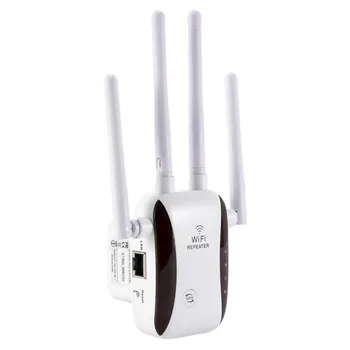 300 Mbps Безжичен Wi-Fi рутер, Wi-Fi ретранслатор Усилвател 5 е Подходящ за дома бял