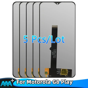 5 бр. AAA + LCD дисплей За Motorola Moto G8 Play XT2015 XT2015-2 LCD сензорен дисплей, Дигитайзер, Стъкло възли За Мото G8Play