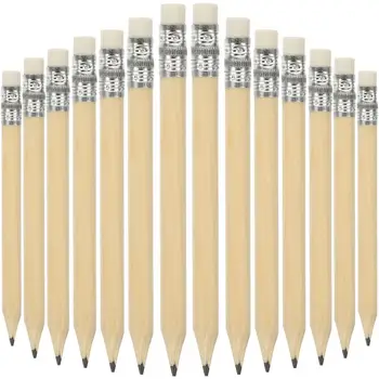 50 бр Триъгълни моливи Детски моливи Детски стираемые дърводелски моливи, мини-къси Малки скици