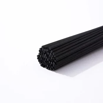 500 бр., 3 мм x L18 см, черни пръчки от синтетични влакна премиум-клас, за домашна ароматния декор, пръчици, за да дифузьор етерични масла за ароматерапия
