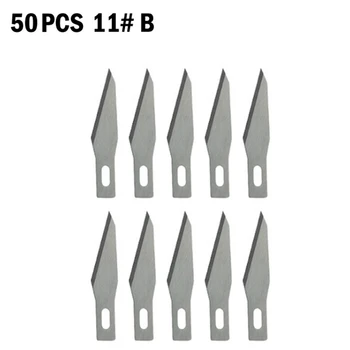 50ШТ 11 # B Ножове за рязане на дърво, инструмент за рязане, Мултифункционален Нож за конци, режещи инструменти 