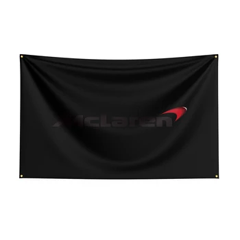 90x150 см Флаг Mclarens, банер с принтом Състезателен автомобил от полиестер За Декор