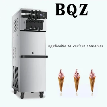 BTHB-740 Домашна кухня автоматична професионална електрическа машина за приготвяне на италиански сладолед с мека сервиране, 3 вкус, домашен сладолед