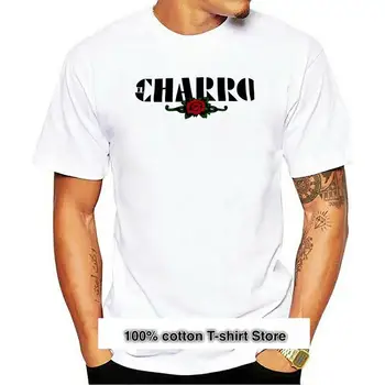 Camiseta El Charro blanca (XXL), nueva Camiseta de algodón hecha a Italia, природен Vintage (calle)