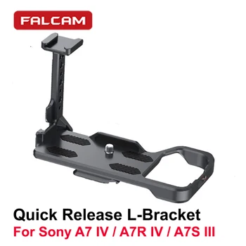 Falcam F22 F38 Быстроразъемный L-Образна скоба с дръжка за студено Башмака Arca Swiss фотоапарат Sony A7 IV A7R IV A7S III A7M4 A7S3