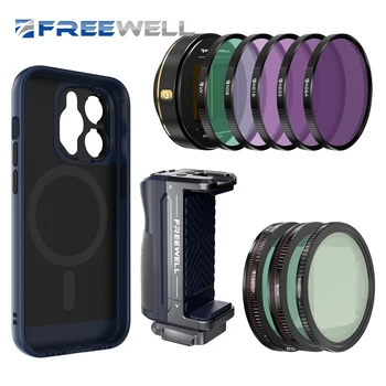 Freewell Gold Mega Комплект l Sherpa е Съвместим с iPhone 15/14/13 Pro и Pro Max