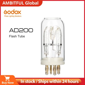 Godox AD200 AD200PRO AD-FT200 Имат лампа-светкавица, с мощност 200 W с Голи крушки за главата на светкавицата Godox H200J на Godox AD200