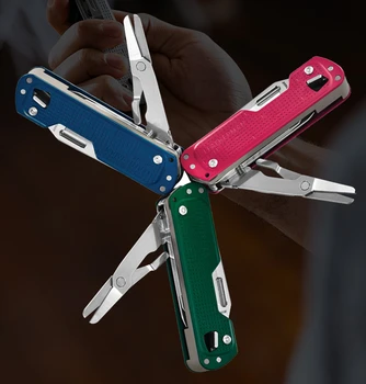 LEATHERMAN, безплатен мультитул T4 и джобен нож EDC с магнитно закопчаване, достъпна на една ръка-6 цвята