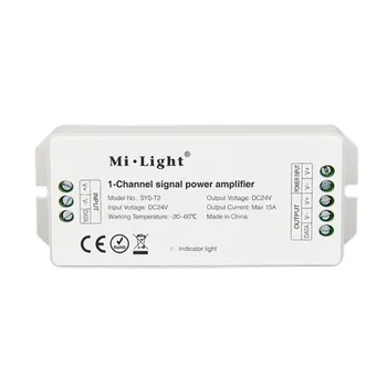 Miboxer SYS-T1/SYS-T2 1-Канален хост-контролер/усилвател на сигнала DC24V 15A За усилване на мощността на сигнала и led крушки от серията SYS