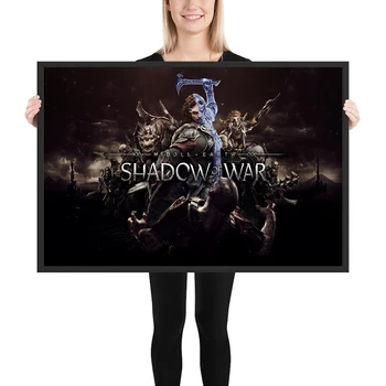 Middle earth Shadow of War видео игра Платно, плакат, Домашни работи стена живопис, Декорация (Без рамка)