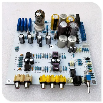 PCM1794 + 5670 електронна тръба подложка буфер КПР такса декодиране коаксиален вход от оптични влакна, кондензатор с дискретни резистором