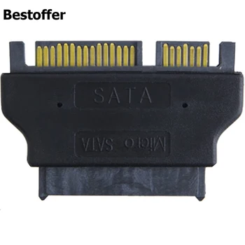 SATA 22Pin-MICS16C АДФ.SATA 7 + 15PIN Конектор печатна платка за MICRO SATA7 + 7 + 2 16Pin жак адаптер