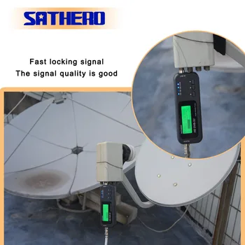 Sathero SH-100HD DVB-S2 цифров търсещия сателитния сигнал, преносим сателитен търсещия, безплатни сателитни програми