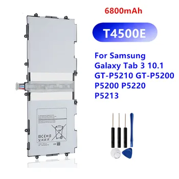 T4500E T4500C T4500K на Оригиналния Samsung Galaxy Tab 3 10,1 Батерия за таблет GT-P5210 GT-P5200 P5200 P5220 P5213 6800 mah + Инструменти