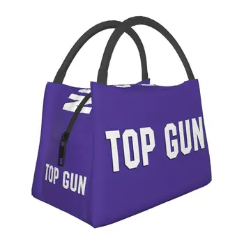 Top Gun Print Термоизолированные Чанти за Обяд Женски Многократна употреба, Контейнери за Обяд за Работа и Пътуване, Кутия За Съхранение на Храна