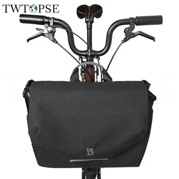 TWTOPSE Велосипед Градски Месинджър 2.0 S Чанта За Складного Наем Brompton 3XTY PIKES Подходящ за 3 Дупки DAHON Terns Чанта За Лаптоп