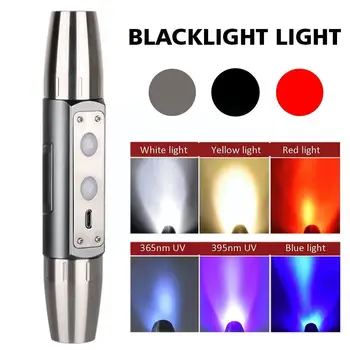 Ultraviolet Led Фенерче Blacklight Light 395/365 Инспектиращата Ултравиолетова Идентификация Лампа Nm Jade Факел L8h1 Инспектиращата Лампа L7L5