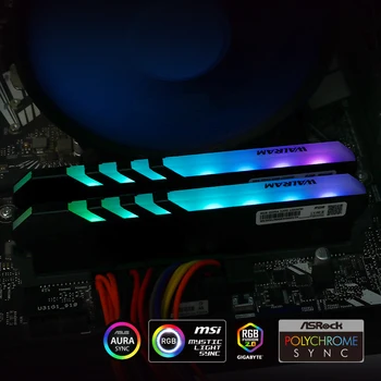 WALRAM RGB Овни ddr4 memory 3200 Mhz, 8 GB, 16 GB XMP DIMM Memoria Ram ddr4 за Десктоп Памет на Дънната платка Intel AMD