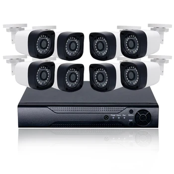 WESECUU най-добре продаваният 2-мегапикселова система на външни камери за сигурност 8-канална система за видеонаблюдение камера за сигурност AHD аналогов фотоапарат