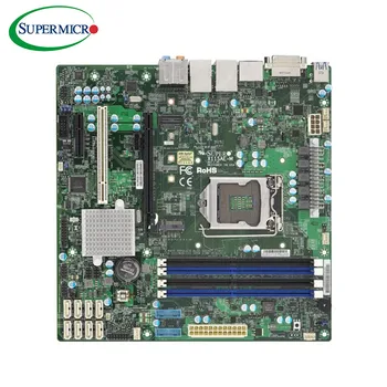 X11SAE-M процесор Supermicro 5-ти/6-то поколение LGA-1151 ПИН C236 DDR4-2400MHZ i7/i5/i3 Добре тестван преди да изпратите