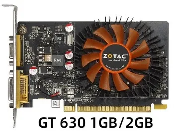 ZOTAC GT 630 1 GB 2 GB Видео карта GeForce 128Bit GDDR5 GDDR3 графична карта GPU Карта NVIDIA Оригинала GT630 1GD5, Hdmi, Dvi, VGA