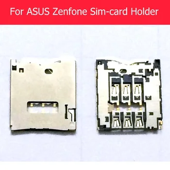 Автентични адаптер Сим-карта за Asus zenfone laser 5,0 ZE500kL Z00ED Laser 5,5 ZE550KL Z00LD Устройство за четене на Сим-карти, гнездото за тавата и притежателя