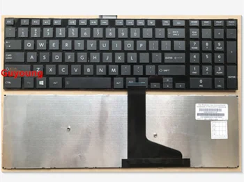 Английска клавиатура за Toshiba Satellite C50 C50D C50-A C50-A506 C50D-A C55 C55T C55D C55-A C55D-A американска клавиатура с рамка в черен цвят