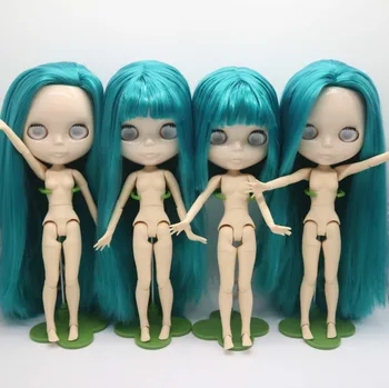 Без чипс в очите, кукла Blyth със зелени коса (серия № СДФ 618)