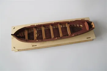 Безплатна доставка, точност комплекти модели на спасителни лодки от масивна дървесина, в мащаб 1/35, модел спасителни лодки Hi-Q