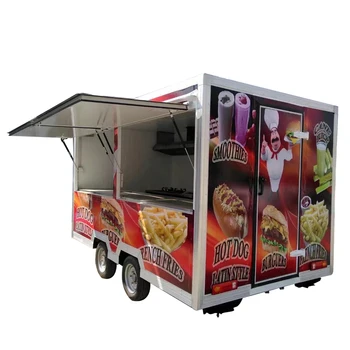 Висококачествени външни камиони за хранене с оборудване, ремарке за пица, колички за хранене, мобилен австралийският стандарт/Фаянс автобус/павилион за Хранителни стоки