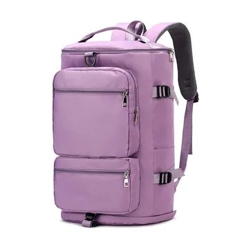 Дамска чанта с голям капацитет, всекидневни раница за пътуване за уикенда, дамски спортни чанти за багаж за йога, многофункционални чанти за през рамо