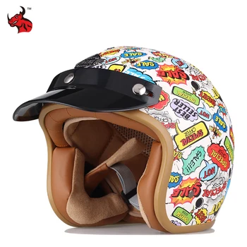 Детски сладък cartoony каска, мотоциклетът шапка за езда, Каско, защитно облекло за колоездене, електрически мотоциклет шлем
