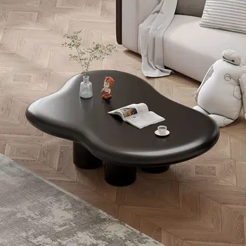 Дизайн журнального маса Nordic Cloud, Ъглов кът за тоалетка, Нощни масички в кремовом стил, маса в скандинавски стил, мебели за дома GY