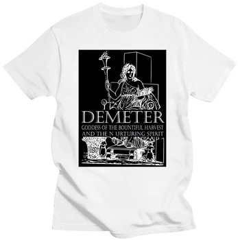 Дизайнерска тениска Demeter Goddess Of The Lurturing Spirit, Летен Стил, За вашата Почивка, по-Големи Размери 5xl, Удобна Риза с принтом