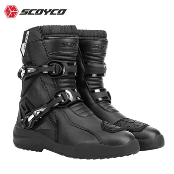 Дишащи обувки за катерене SCOYCO, мини, износоустойчиви, водоустойчив, защитно облекло, обувки за каране на мотоциклет