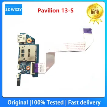 За HP Pavilion 13-S 13-S020N Оригиналния Лаптоп USB SD-карта Интерфейс съвет 809831-001 448.04503.0011 100% Тестван Бърза доставка