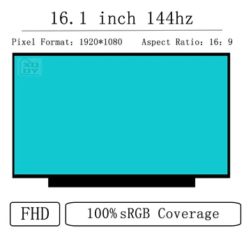 за OMEN by HP 16-b0014nr 16-b0013dx 16,1 инча FullHD 1080P IPS 40Pin Подмяна на LCD екрана на дисплея (144 Hz)