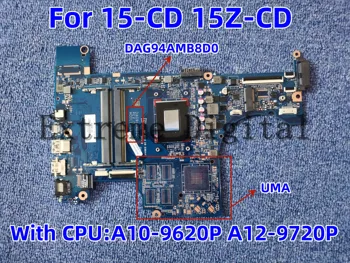 За дънната платка 15-CD 15Z-CD дънна Платка за лаптоп HP 926287-601 G94A DAG94AMB8D0 A10-9620P UMA DDR4 100% напълно тестван