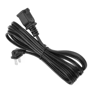 Захранващия кабел от NEMA 1 15П до NEMA 1 15R Професионален Извити щепсела от мъжа към жената удължителен кабел за захранване 9,8 фута US Plug 125V C