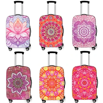 Защитен калъф за пътищата на куфара в стил цвете Татул, Чанта За багаж, Аксесоари за пътуване, еластичен прахоустойчив, чанта за багаж, Куфар 2023