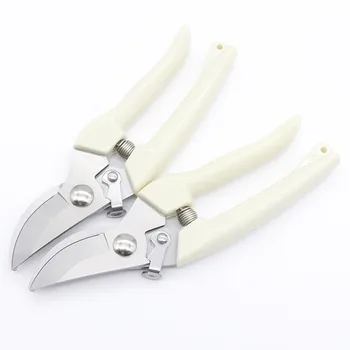Инструменти 17 см Ножици за Рязане на дървета, Градински ножици за подстригване Ножици от неръждаема стомана Набор от режещи инструменти за дома против хлъзгане