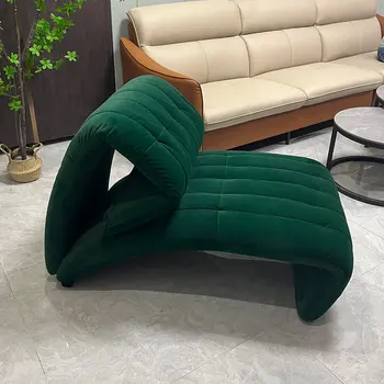 Италиански дизайнерски столове за дневна, диван за сядане, стол за тераси, мързелив стол за почивка, мебели за хола, скандинавски едноспален диван за почивка