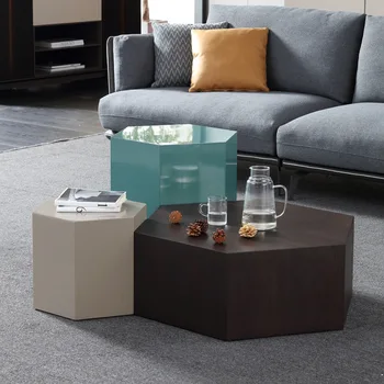 Италиански минималистичен модерен ъглов часа Nordic luxury sofa edge cabinet креативна мебели за хола плот от естествен мрамор edge